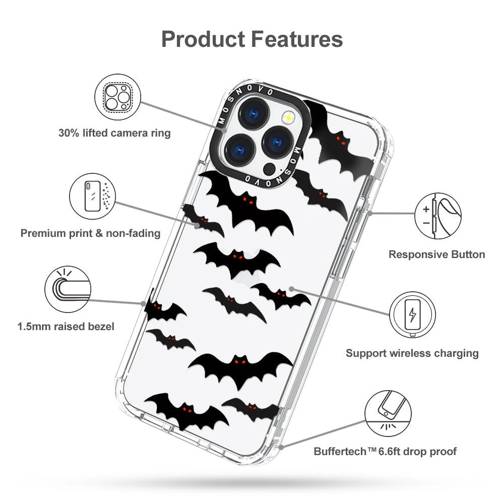 Evil Bat Phone Case - iPhone 13 Pro Case - MOSNOVO