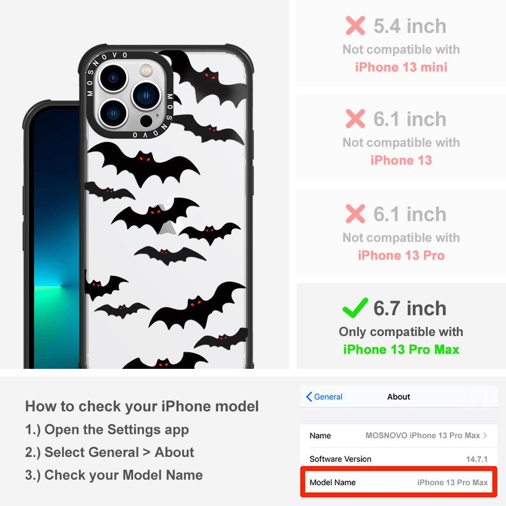 Evil Bat Phone Case - iPhone 13 Pro Max Case - MOSNOVO