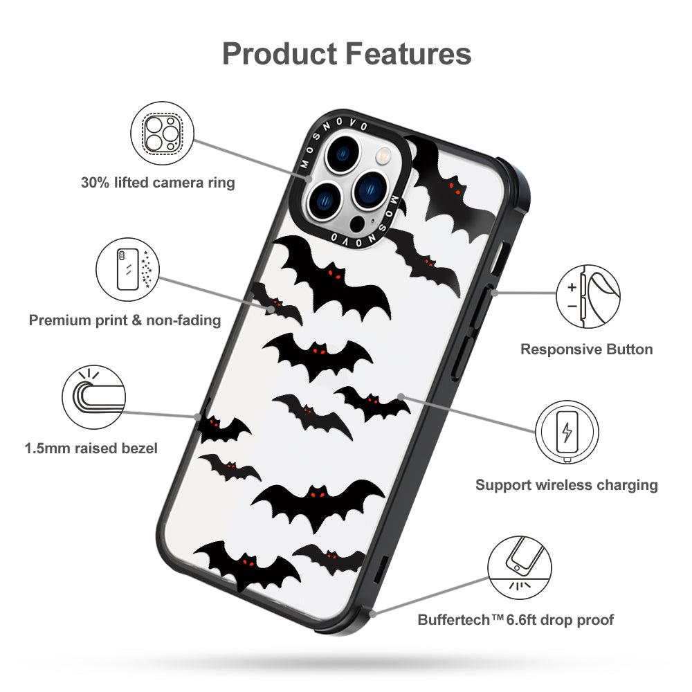 Evil Bat Phone Case - iPhone 13 Pro Max Case - MOSNOVO