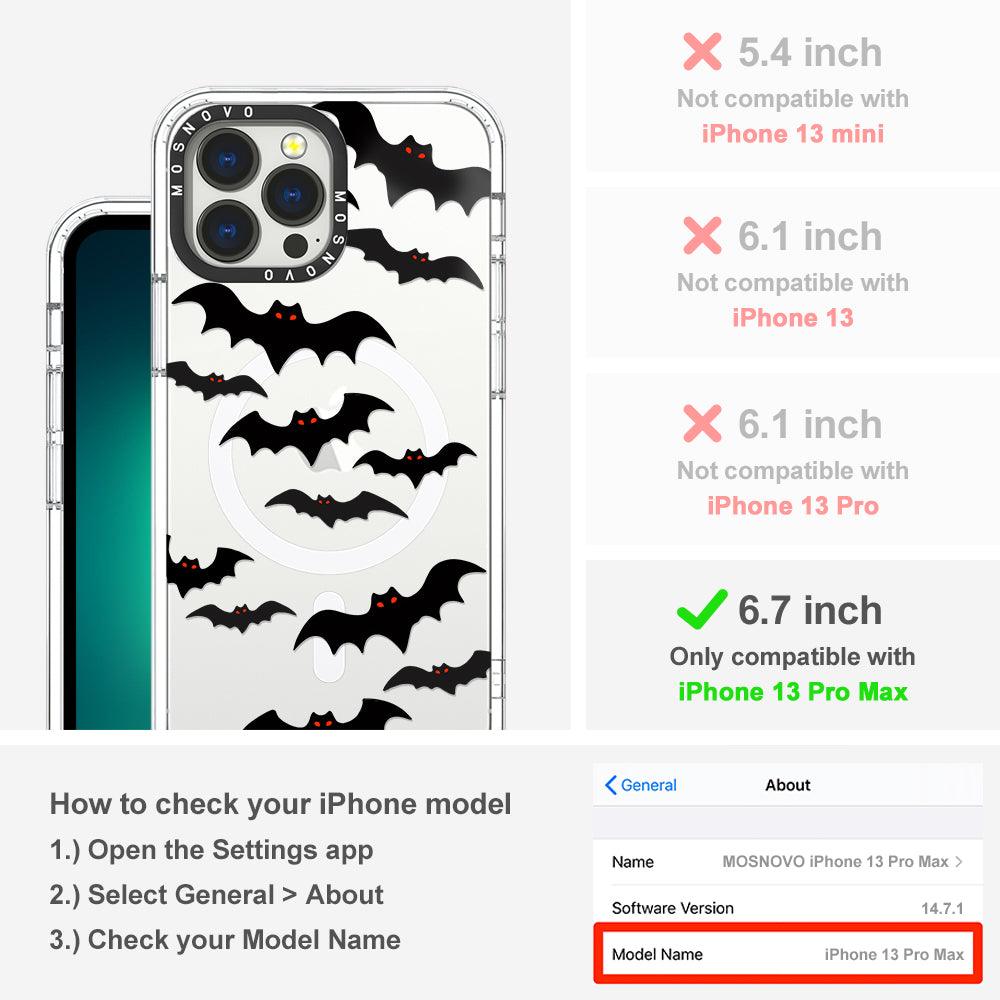 Evil Bat Phone Case - iPhone 13 Pro Max Case - MOSNOVO