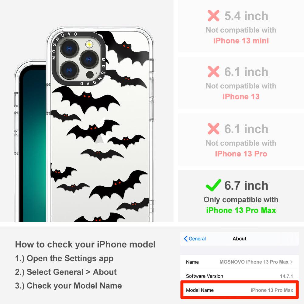 Evil Bat Phone Case - iPhone 13 Pro Max Case - MOSNOVO