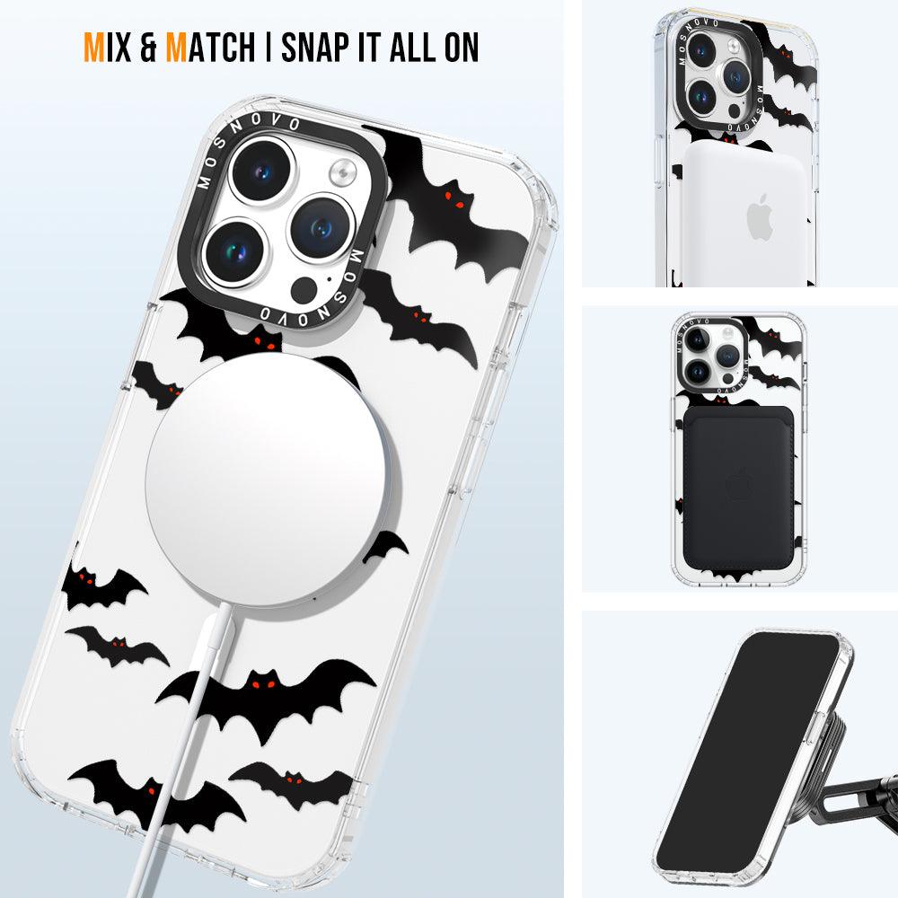 Evil Bat Phone Case - iPhone 14 Pro Max Case - MOSNOVO