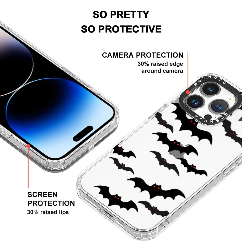 Evil Bat Phone Case - iPhone 14 Pro Max Case - MOSNOVO