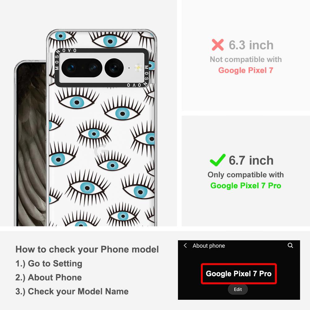 Evil Eye Phone Case - Google Pixel 7 Pro Case - MOSNOVO