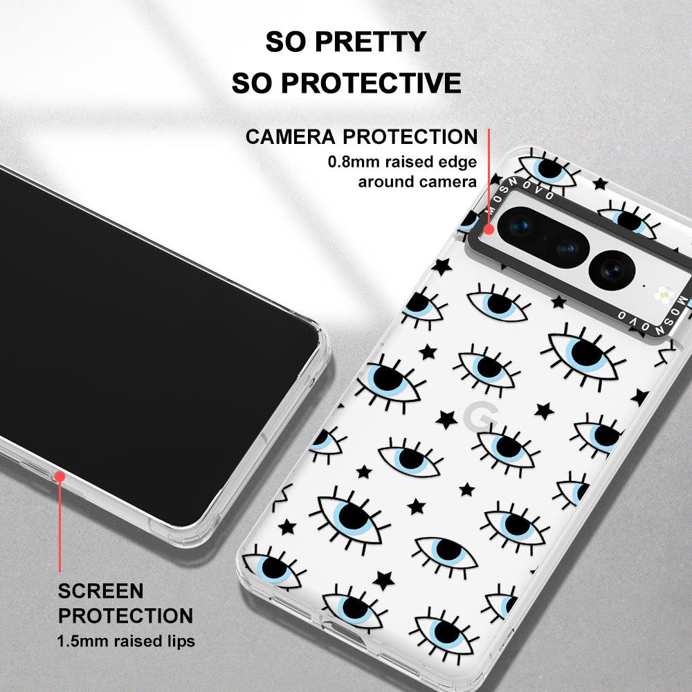 Evil Eye Phone Case - Google Pixel 7 Pro Case - MOSNOVO