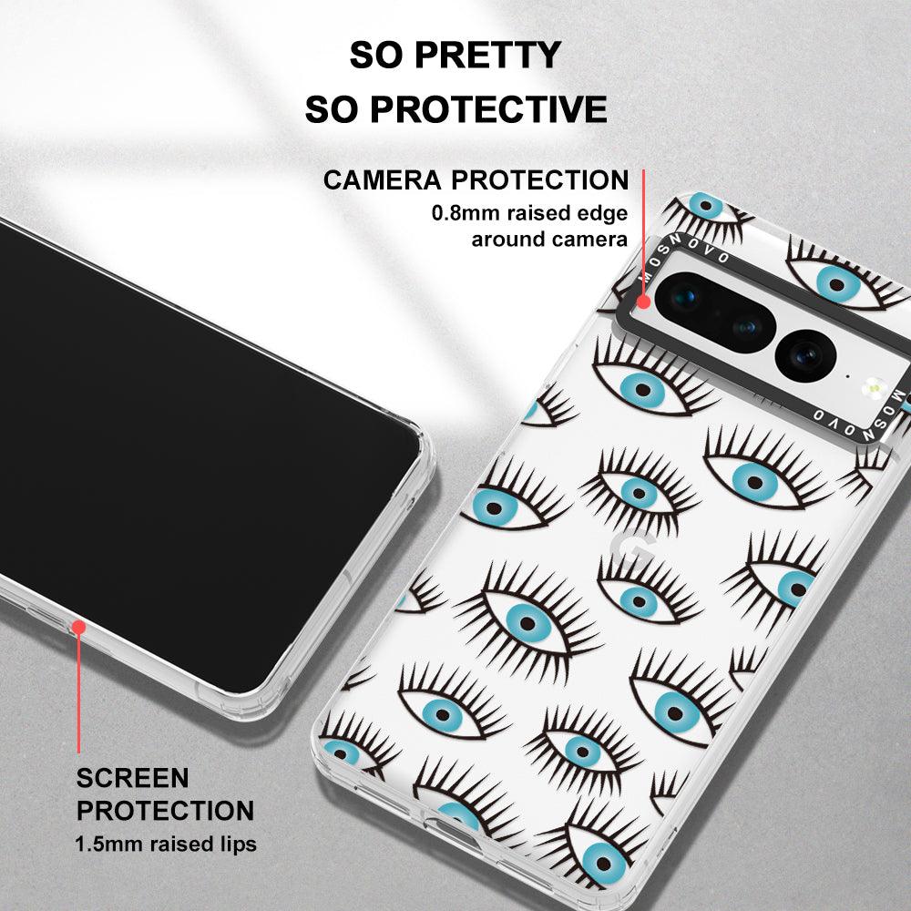 Evil Eye Phone Case - Google Pixel 7 Pro Case - MOSNOVO