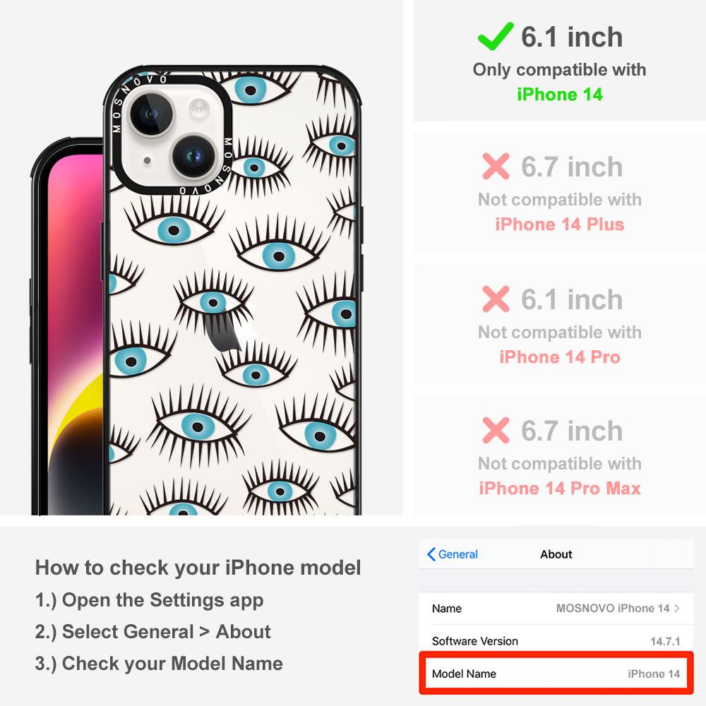 Evil Eye Phone Case - iPhone 14 Case - MOSNOVO