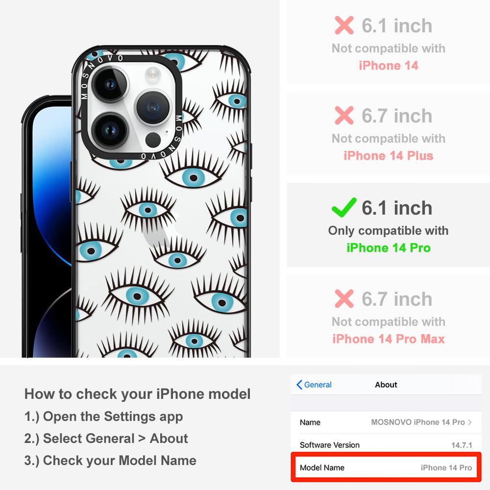 Evil Eye Phone Case - iPhone 14 Pro Case - MOSNOVO