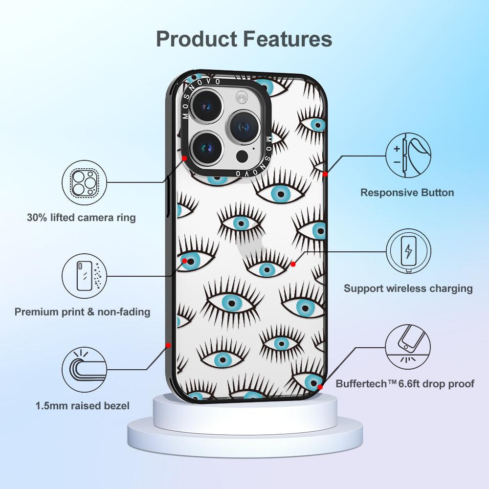 Evil Eye Phone Case - iPhone 14 Pro Case - MOSNOVO