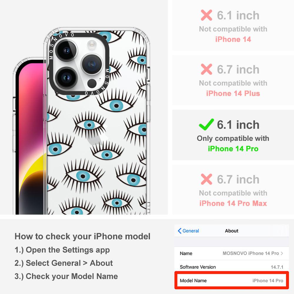 Evil Eye Phone Case - iPhone 14 Pro Case - MOSNOVO