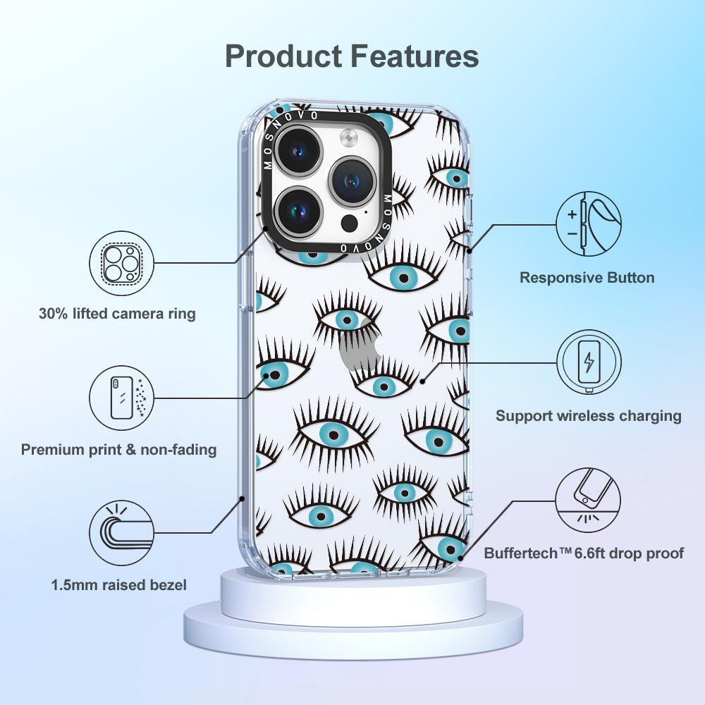 Evil Eye Phone Case - iPhone 14 Pro Case - MOSNOVO