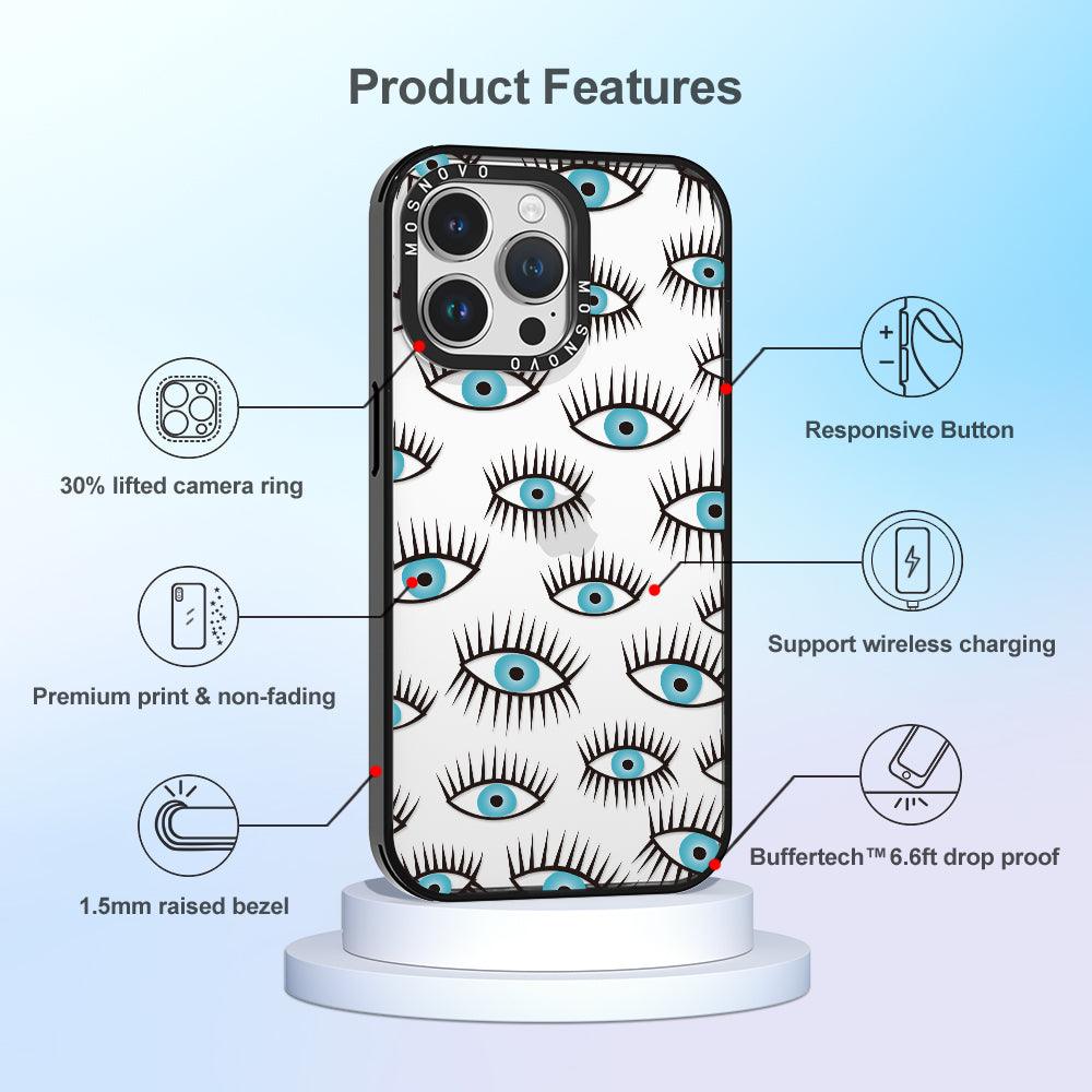 Evil Eye Phone Case - iPhone 14 Pro Max Case - MOSNOVO