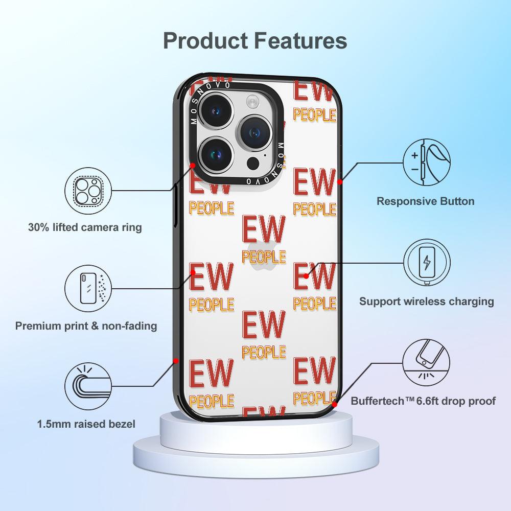 EW People Phone Case - iPhone 14 Pro Case - MOSNOVO