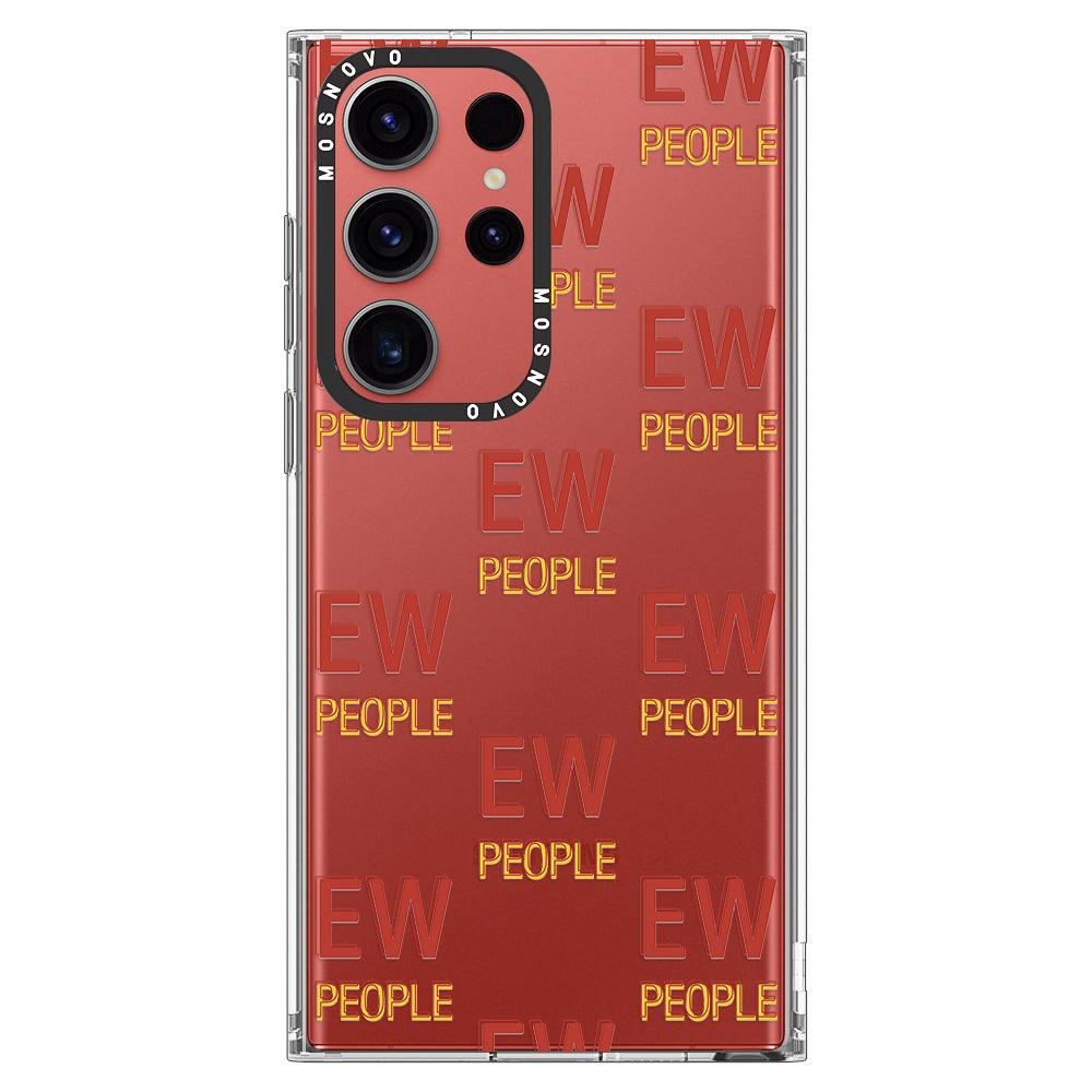 EW People Phone Case - Samsung Galaxy S23 Ultra Case - MOSNOVO