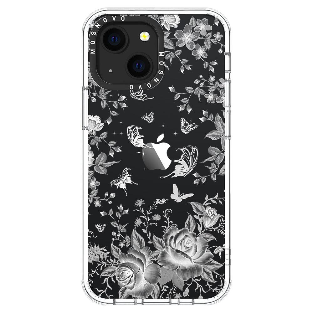 Fairy White Garden Phone Case - iPhone 13 Mini Case - MOSNOVO