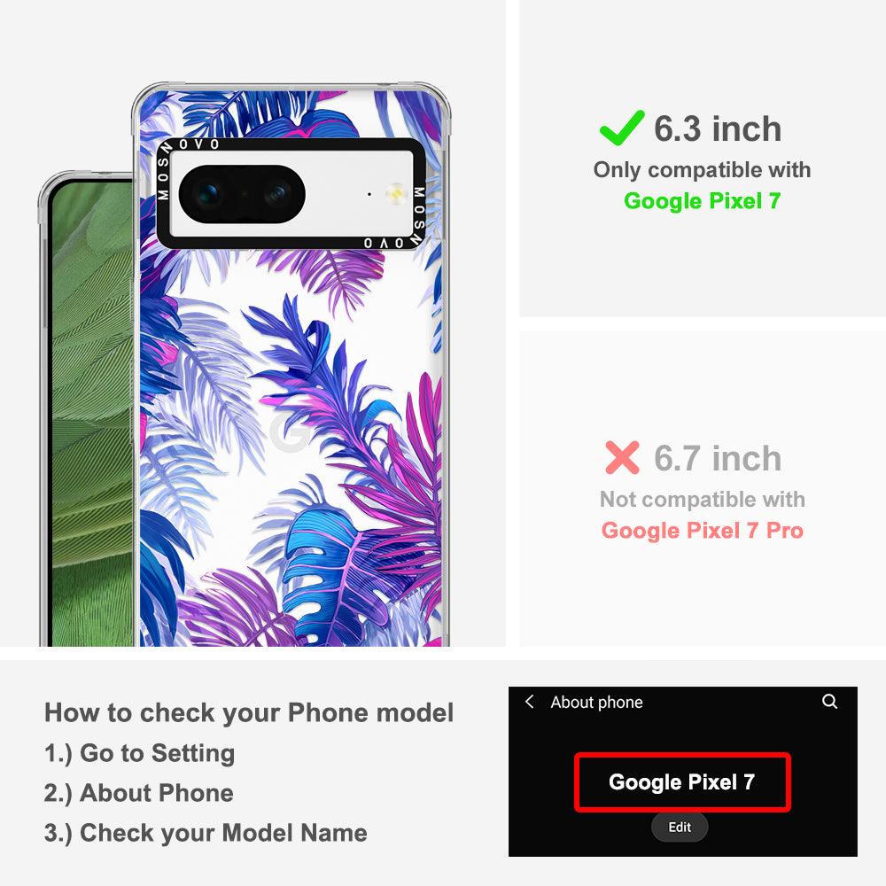 Fancy Palm Leaf Phone Case - Google Pixel 7 Case - MOSNOVO