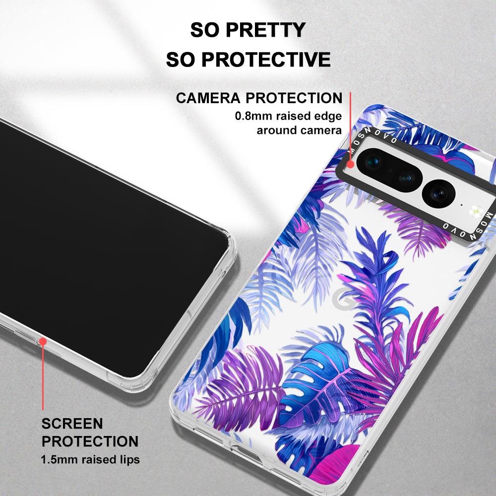 Fancy Palm Leaf Phone Case - Google Pixel 7 Pro Case - MOSNOVO