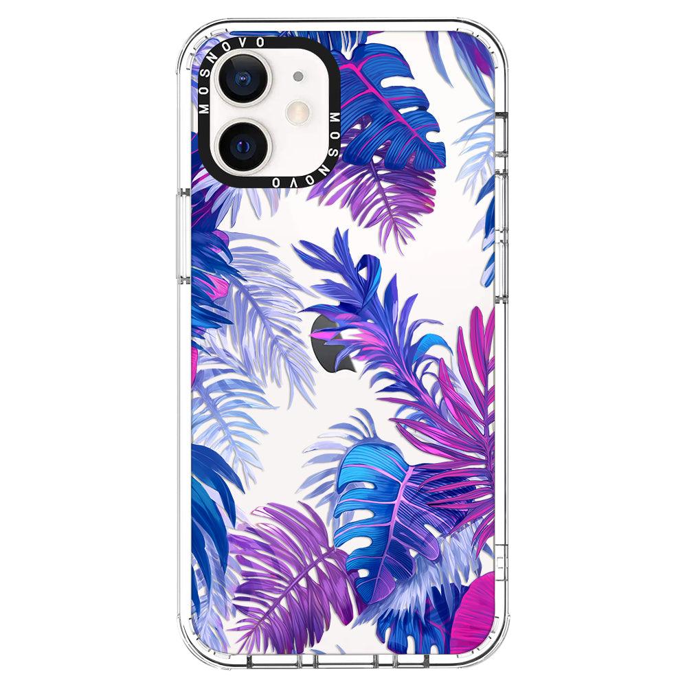 Fancy Palm Leaf Phone Case - iPhone 12 Mini Case - MOSNOVO