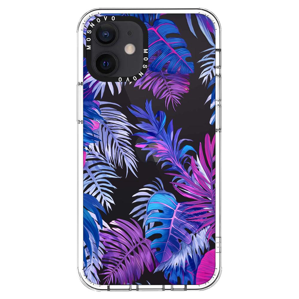 Fancy Palm Leaf Phone Case - iPhone 12 Mini Case - MOSNOVO