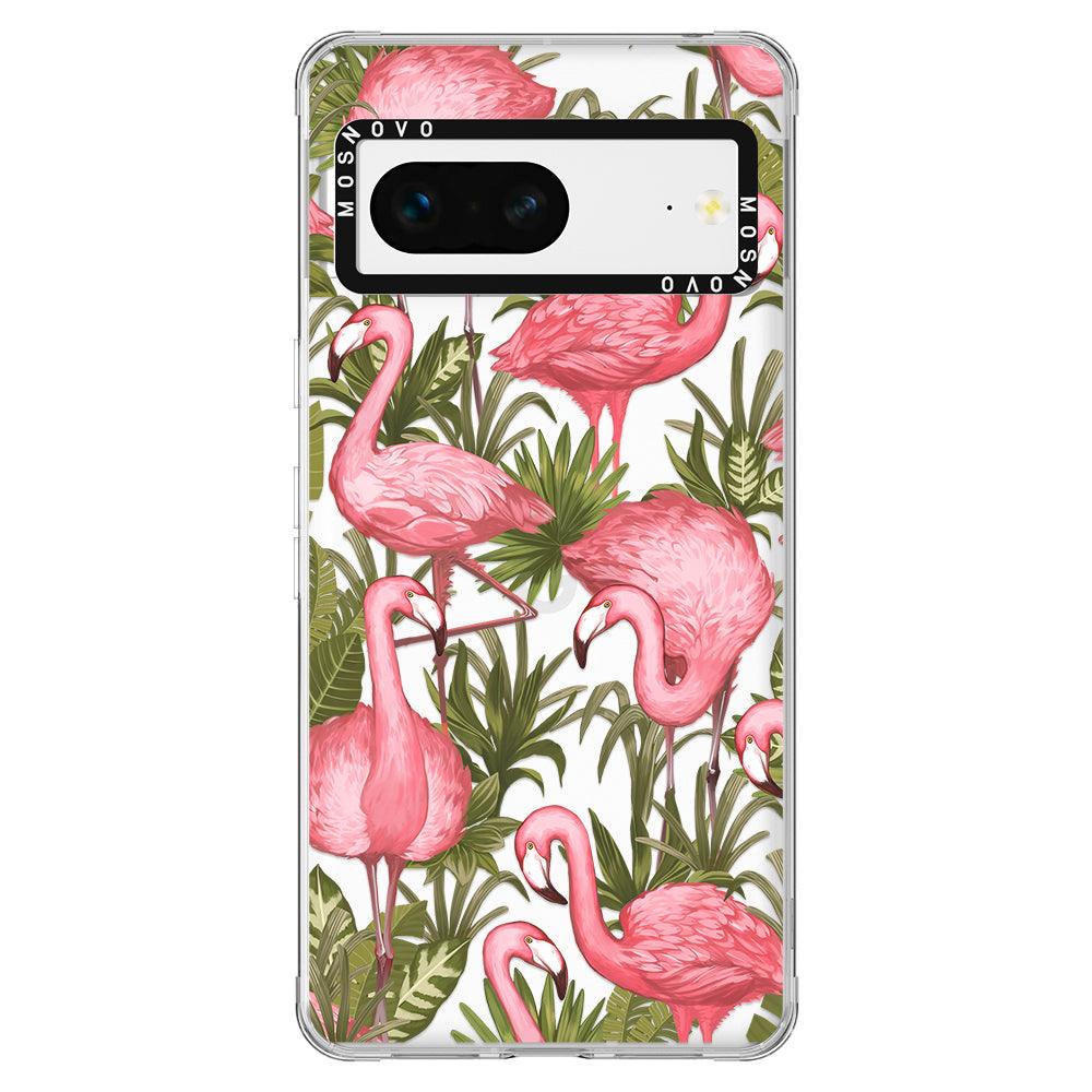 Flamingo Art Phone Case - Google Pixel 7 Case - MOSNOVO