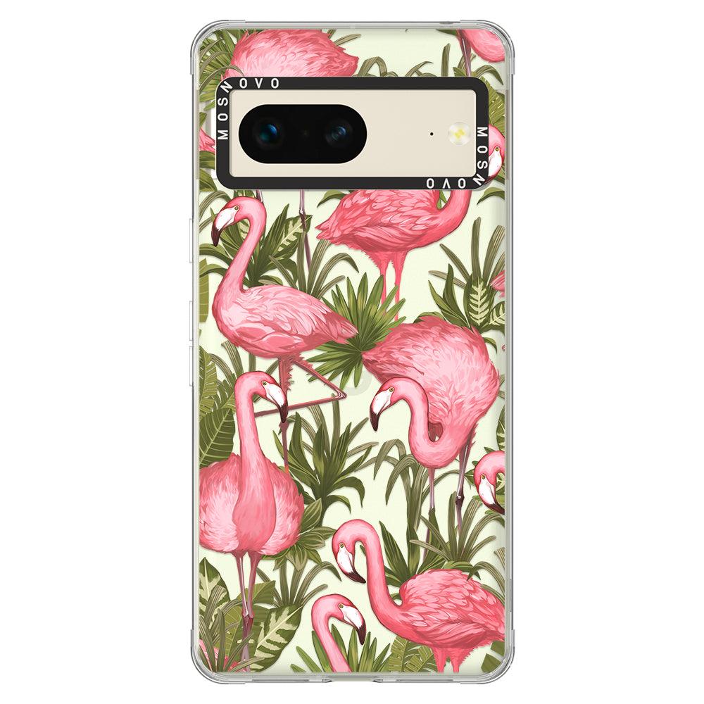 Flamingo Art Phone Case - Google Pixel 7 Case - MOSNOVO