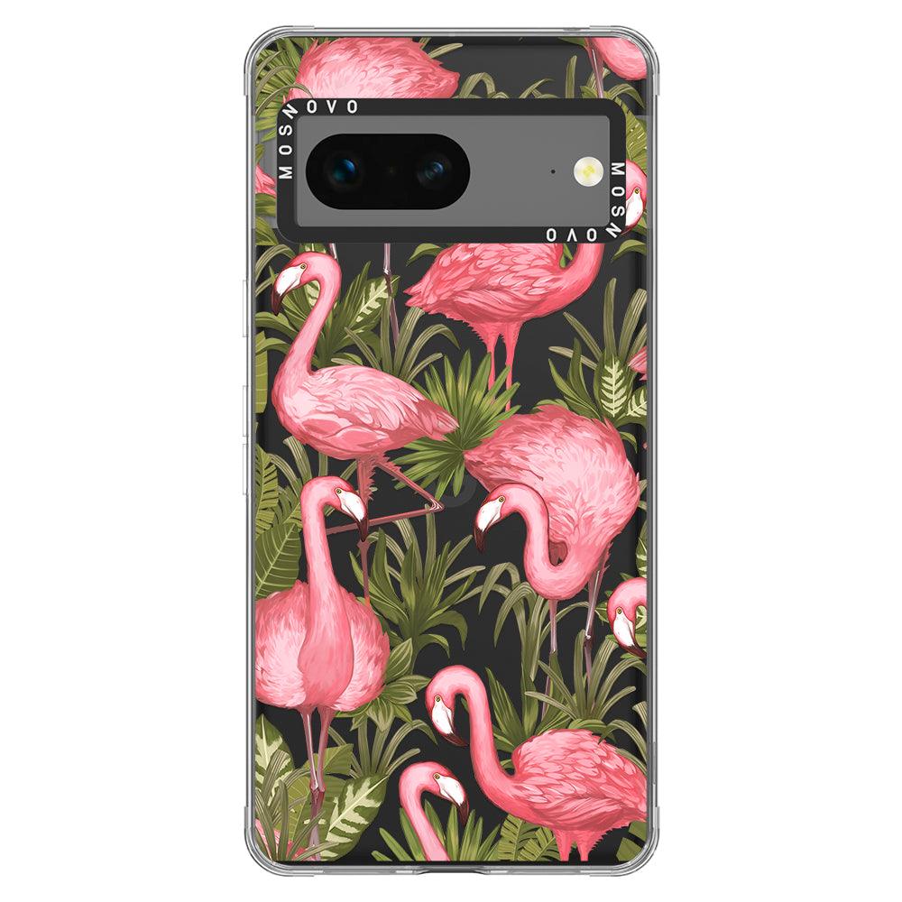 Flamingo Art Phone Case - Google Pixel 7 Case - MOSNOVO