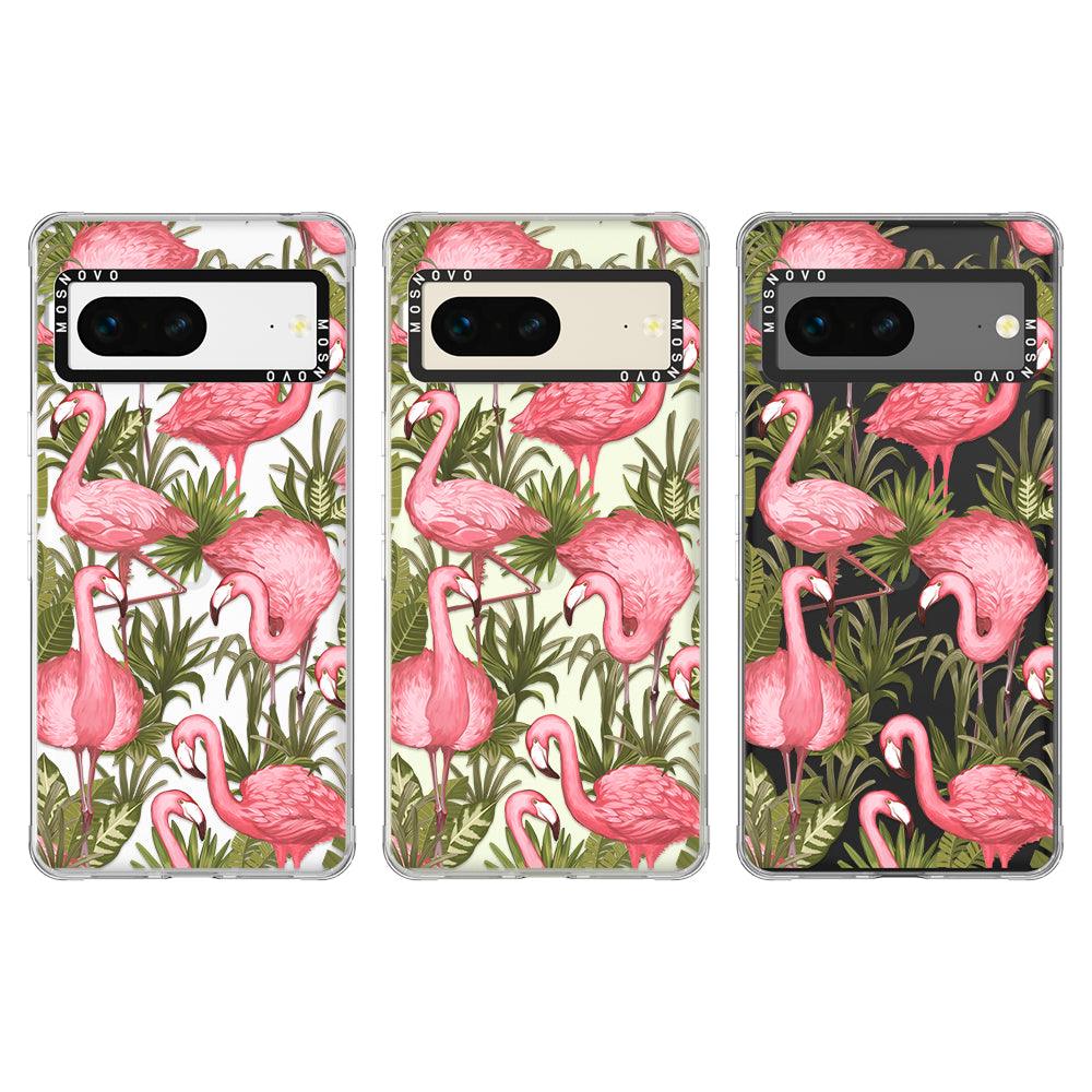 Flamingo Art Phone Case - Google Pixel 7 Case - MOSNOVO