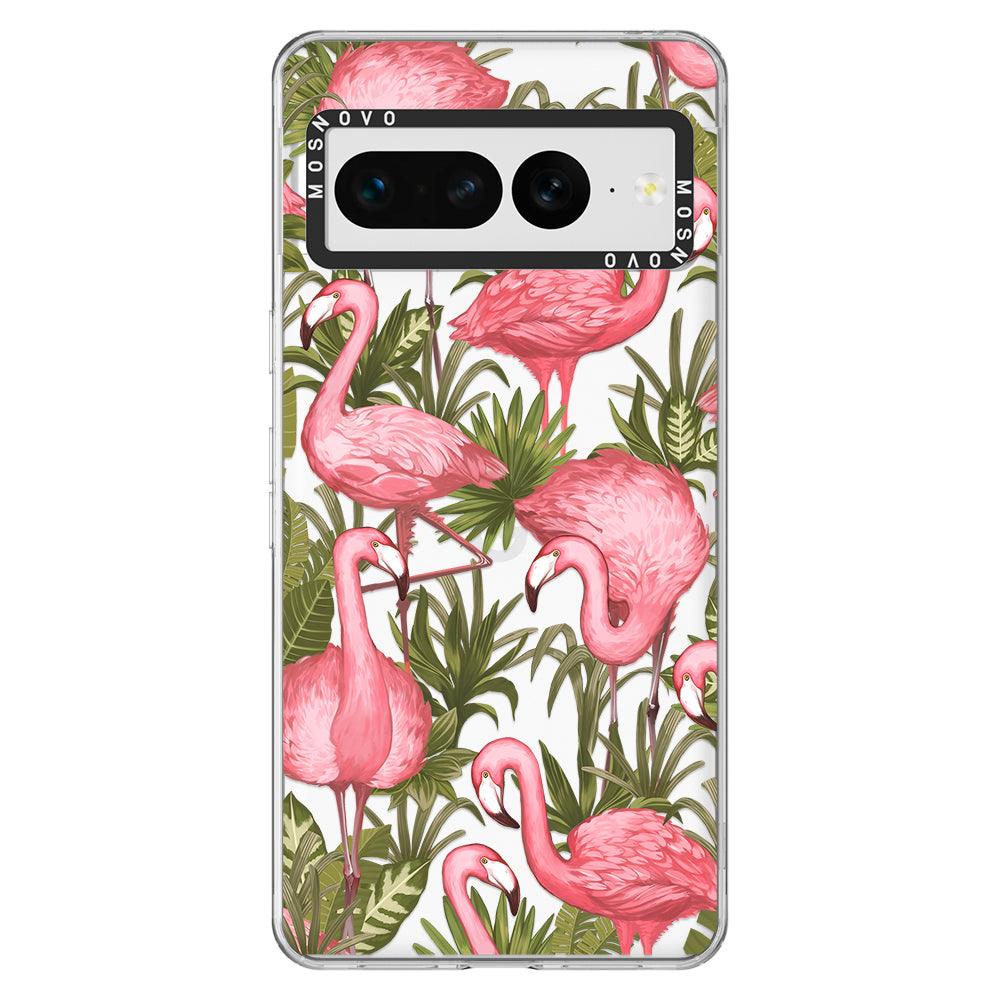 Flamingo Art Phone Case - Google Pixel 7 Pro Case - MOSNOVO