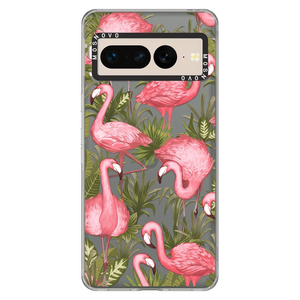 Flamingo Art Phone Case - Google Pixel 7 Pro Case - MOSNOVO