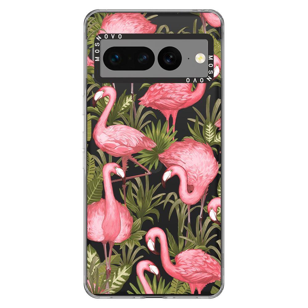 Flamingo Art Phone Case - Google Pixel 7 Pro Case - MOSNOVO