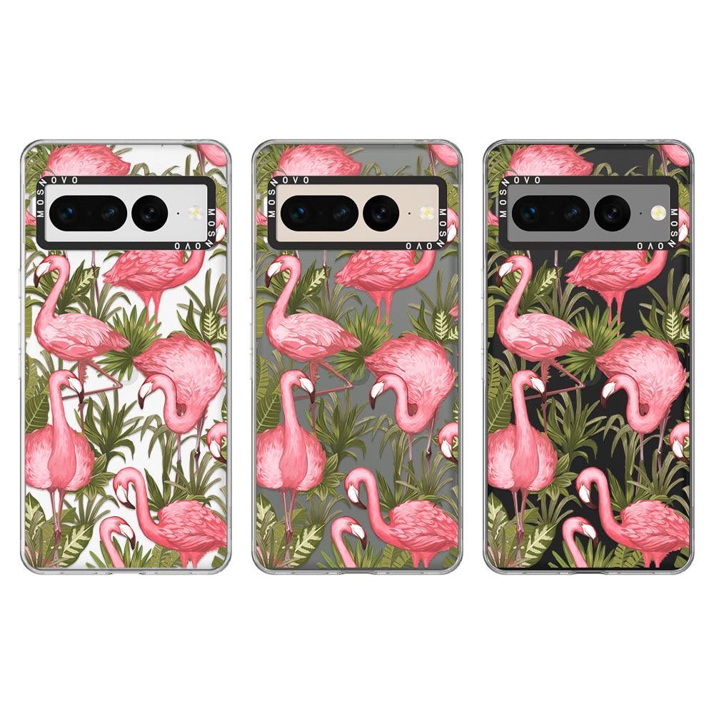 Flamingo Art Phone Case - Google Pixel 7 Pro Case - MOSNOVO