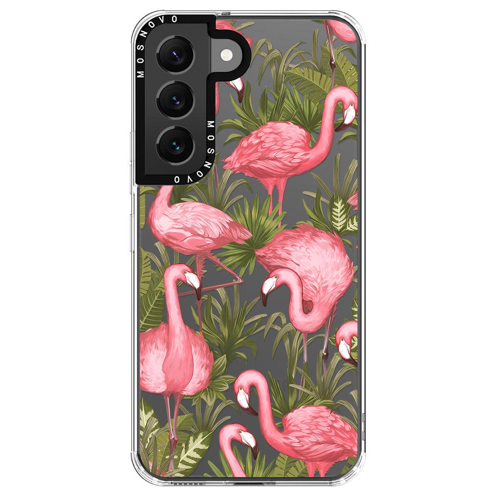 Flamingo Art Phone Case - Samsung Galaxy S22 Case - MOSNOVO