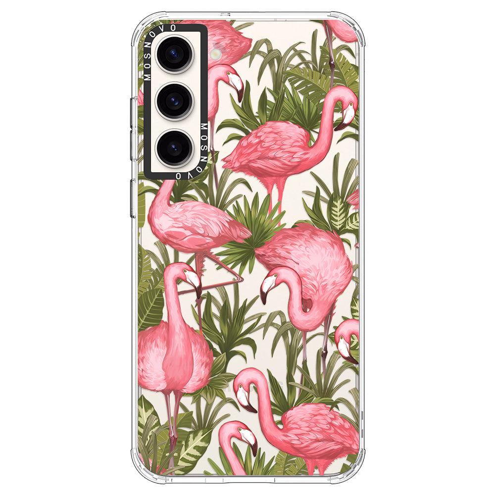 Flamingo Art Phone Case - Samsung Galaxy S23 Case - MOSNOVO