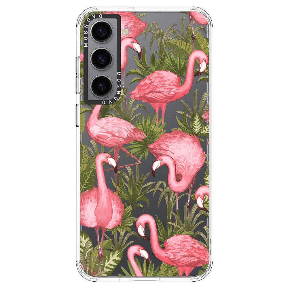 Flamingo Art Phone Case - Samsung Galaxy S23 Case - MOSNOVO