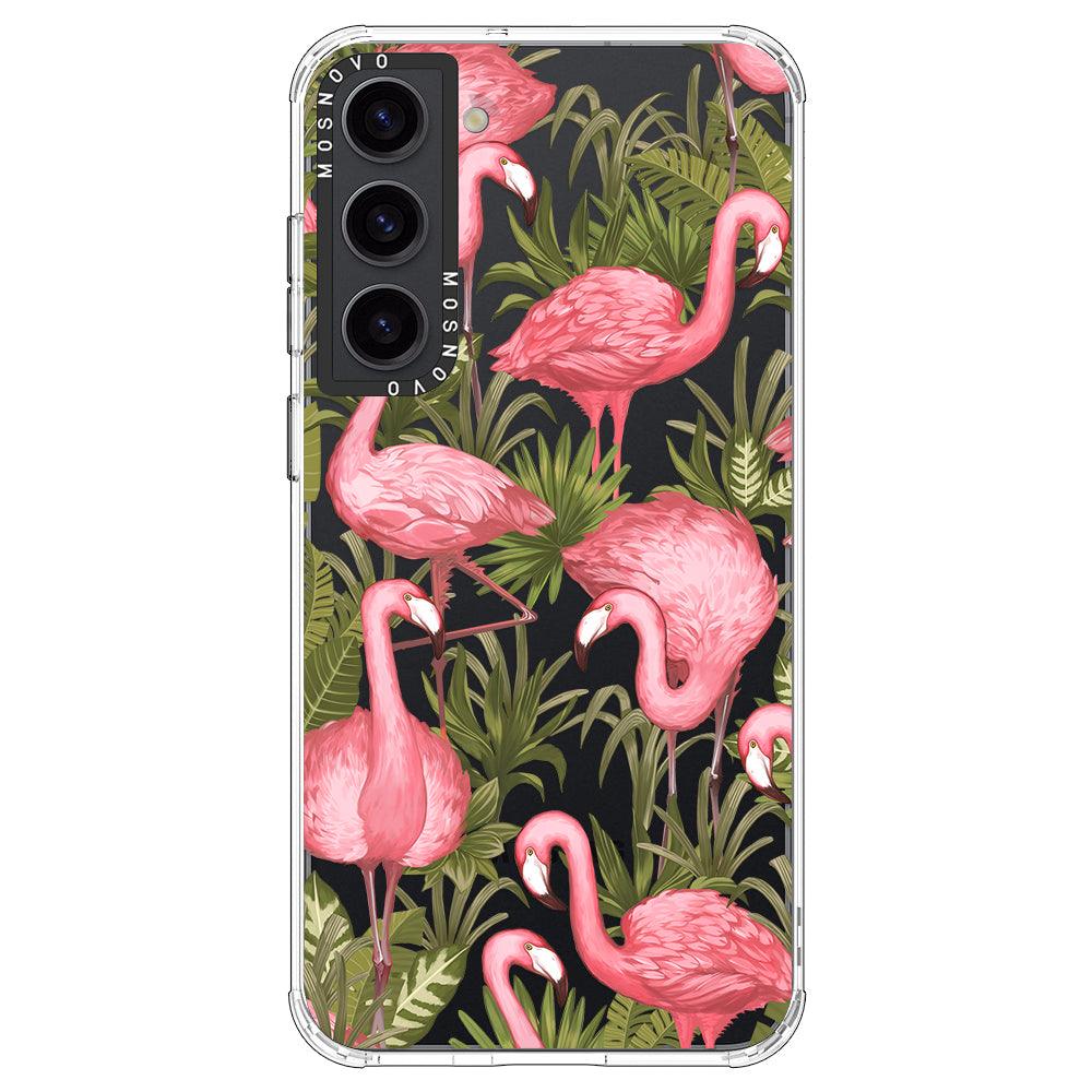 Flamingo Art Phone Case - Samsung Galaxy S23 Case - MOSNOVO