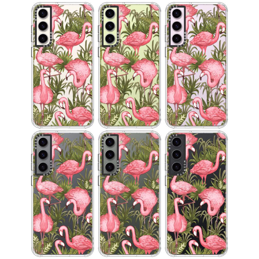 Flamingo Art Phone Case - Samsung Galaxy S23 Case - MOSNOVO