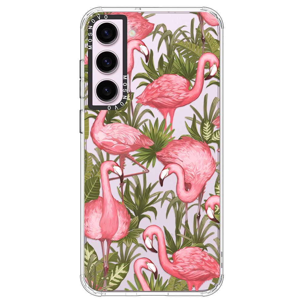 Flamingo Art Phone Case - Samsung Galaxy S23 Plus Case - MOSNOVO