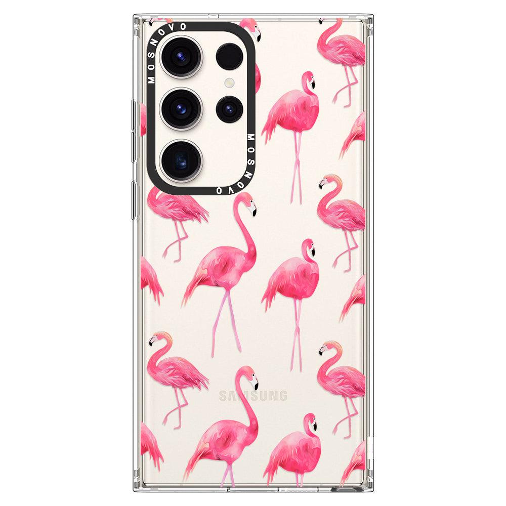 Flamingo Phone Case - Samsung Galaxy S23 Ultra Case - MOSNOVO