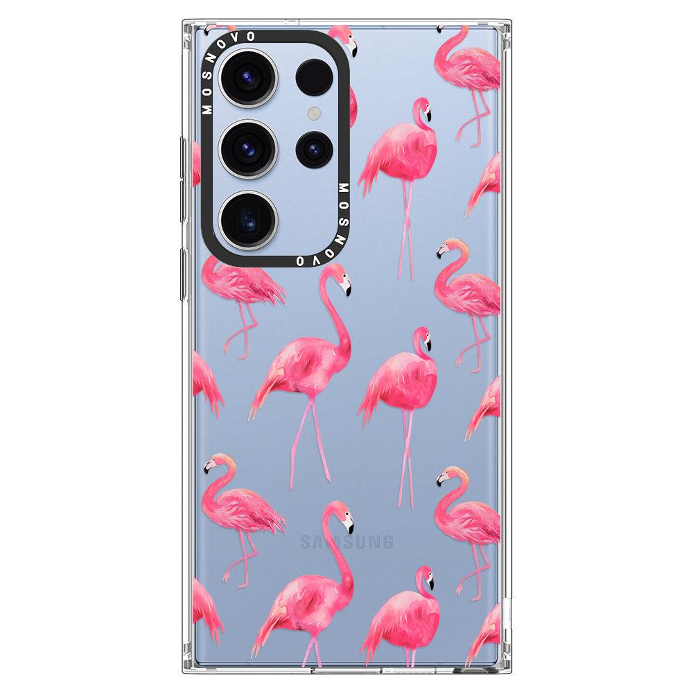 Flamingo Phone Case - Samsung Galaxy S23 Ultra Case - MOSNOVO