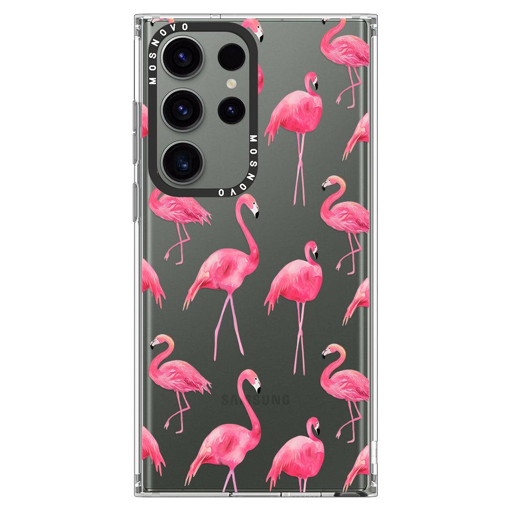 Flamingo Phone Case - Samsung Galaxy S23 Ultra Case - MOSNOVO