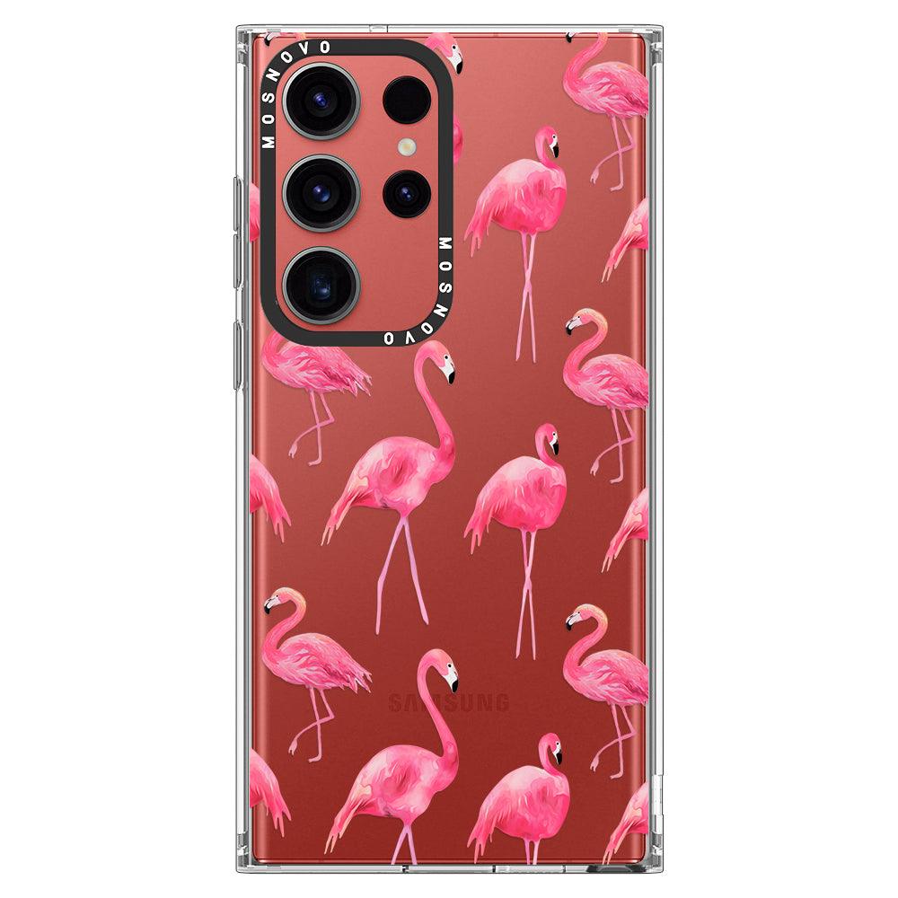 Flamingo Phone Case - Samsung Galaxy S23 Ultra Case - MOSNOVO