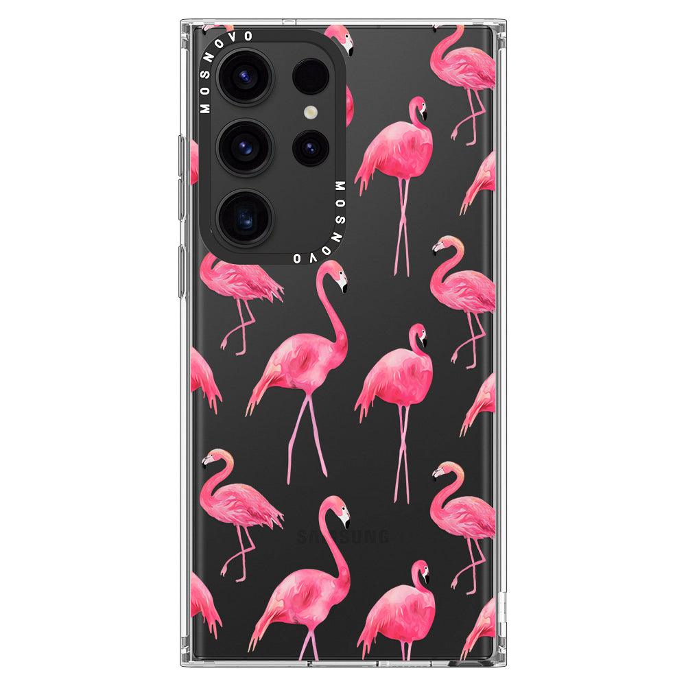 Flamingo Phone Case - Samsung Galaxy S23 Ultra Case - MOSNOVO