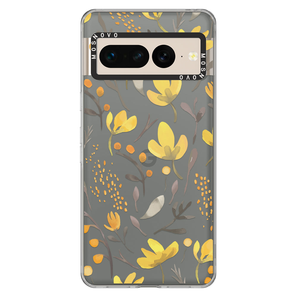 Floral Flower Phone Case - Google Pixel 7 Pro Case - MOSNOVO