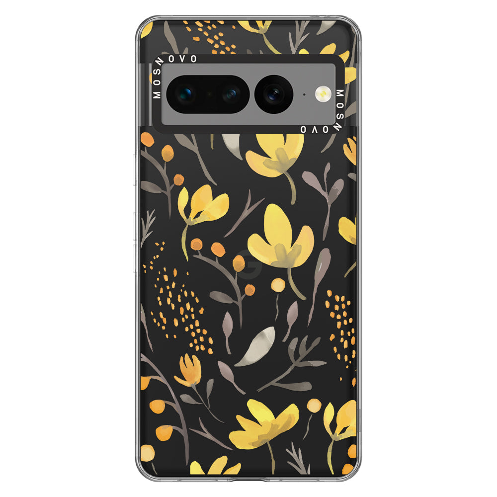 Floral Flower Phone Case - Google Pixel 7 Pro Case - MOSNOVO