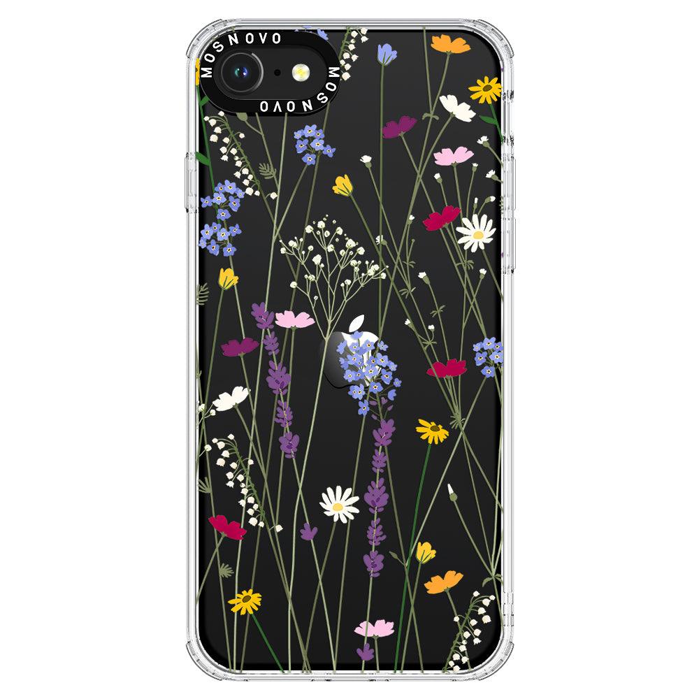 Floral Garden Lavender Daisy Flower Phone Case - iPhone 7 Case - MOSNOVO