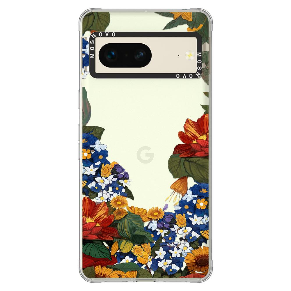 Floral Garden Phone Case - Google Pixel 7 Case - MOSNOVO