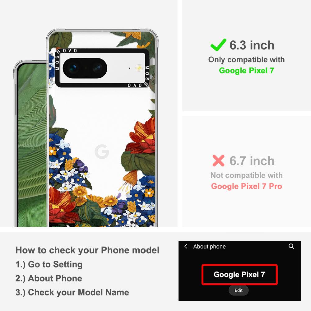 Floral Garden Phone Case - Google Pixel 7 Case - MOSNOVO