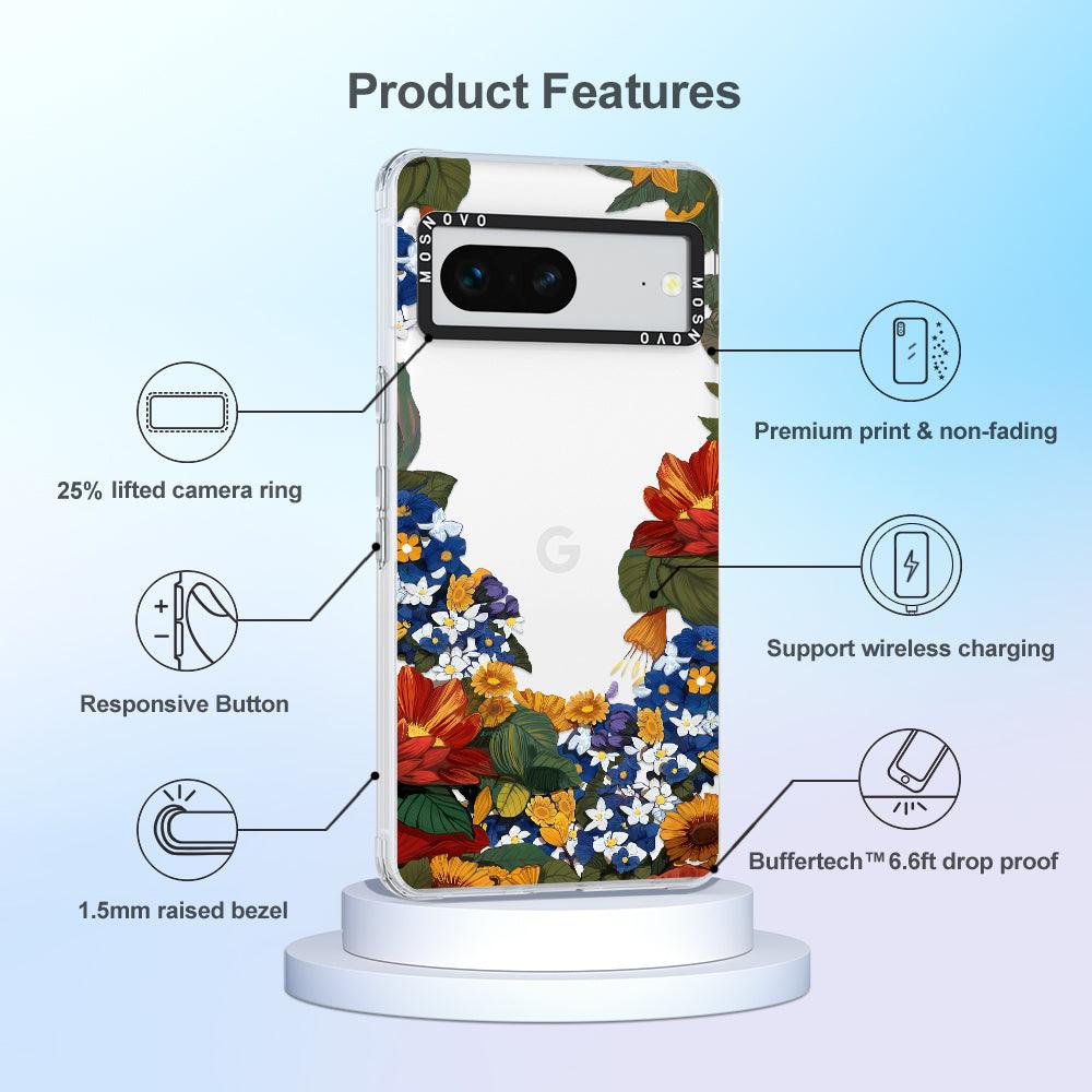 Floral Garden Phone Case - Google Pixel 7 Case - MOSNOVO