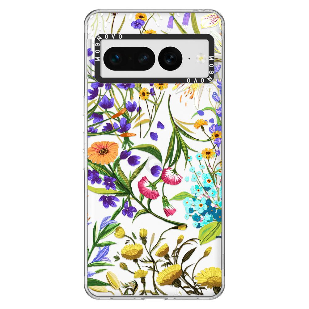 Floral Garden Phone Case - Google Pixel 7 Pro Case - MOSNOVO