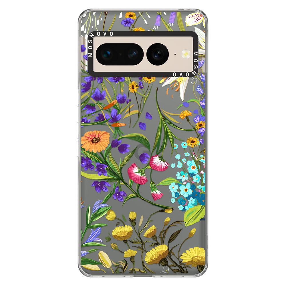 Floral Garden Phone Case - Google Pixel 7 Pro Case - MOSNOVO